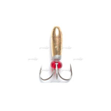 Мормишка вольфрамова Lucky John Чёртик с отверст., 2мм, 0,25г 3020-G