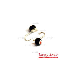 Мормишка вольфрамова Lucky John Шар крашеная с глазком петел. 3мм, 0,3г 2830-1S