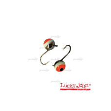 Мормишка вольфрамова Lucky John Шар крашеная с глазком петел. 4мм, 0,65г 2840-1B
