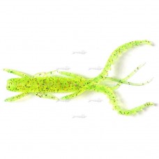 Їстівний Силікон LJ Hogy Shrimp Chartreuse Red 8.9см/10шт S15