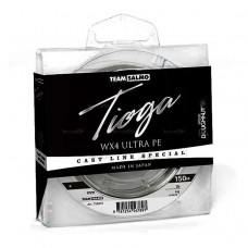 Шнур TeamSalmo Tioga Silver Grey 150m/0.19mm