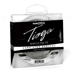 Шнур TeamSalmo Tioga Silver Grey 150m/0.24mm