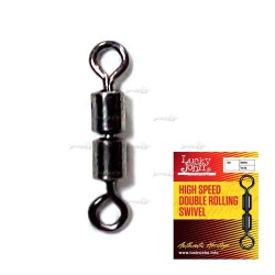Вертлюг LJ High Speed Double Rolling Swivel K040/5шт. Вертлюг LJ High Speed Double Rolling Swivel K040/5шт.