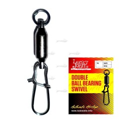 Вертлюг із застібкою 2 підшипники LJ Double Ball Bearing Swivel 003/3шт.
