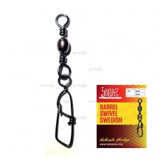 Вертлюг із застібкою LJ Barrel Sweedish 010/10шт.