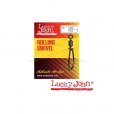 Вертлюг із застібкою LJ Roling Swivel 002/10шт