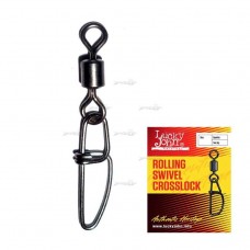 Вертлюг із застібкою LJ Rolling Crosslock 002/7шт.
