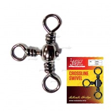 Вертлюг тристоронній LJ Crosline Swivel Black 010/10шт.