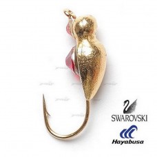 Мормишка вольфрамова Salmo ЖУК с петел. и Swarovski 040мм/11 Мормишка вольфрамова Salmo ЖУК с петел. и Swarovski 040мм/11