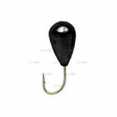 Мормишка вольфрамова Salmo КАПЛЯ с отв.и кембр. 030мм/B