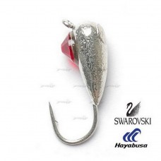 Мормишка вольфрамова Salmo Німфа 43 с петел. и Swarovski 030мм/12