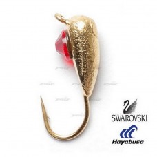 Мормишка вольфрамова Salmo Німфа 43 с петел. и Swarovski 050мм/14