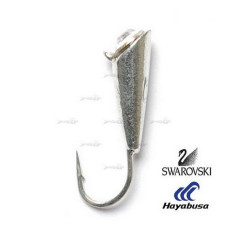 Мормишка вольфрамова Lucky John КОНУС с петел. и Swarovski 050мм/11