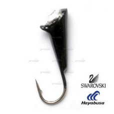 Мормишка вольфрамова Lucky John КОНУС с петел. и Swarovski 050мм/15