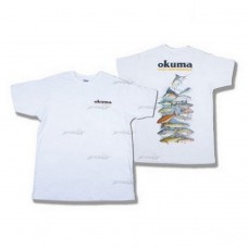 Футболка лого Okuma WHITE S/S XL