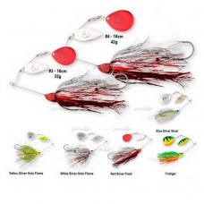 Спіннербейт Savage Gear Da Bush 3 Red Silver Flash